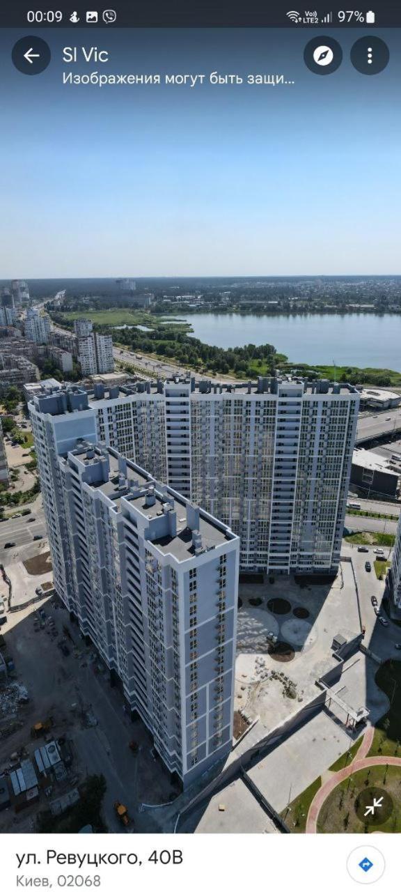 Панорамний Краєвид На Озеро! Поруч З Метро! Kiev Extérieur photo